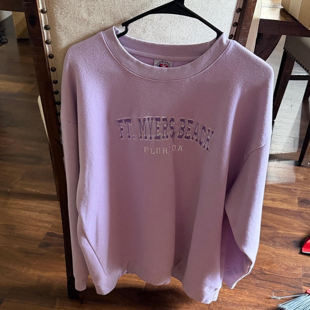 Lavender Ft. Myers Beach Sweater